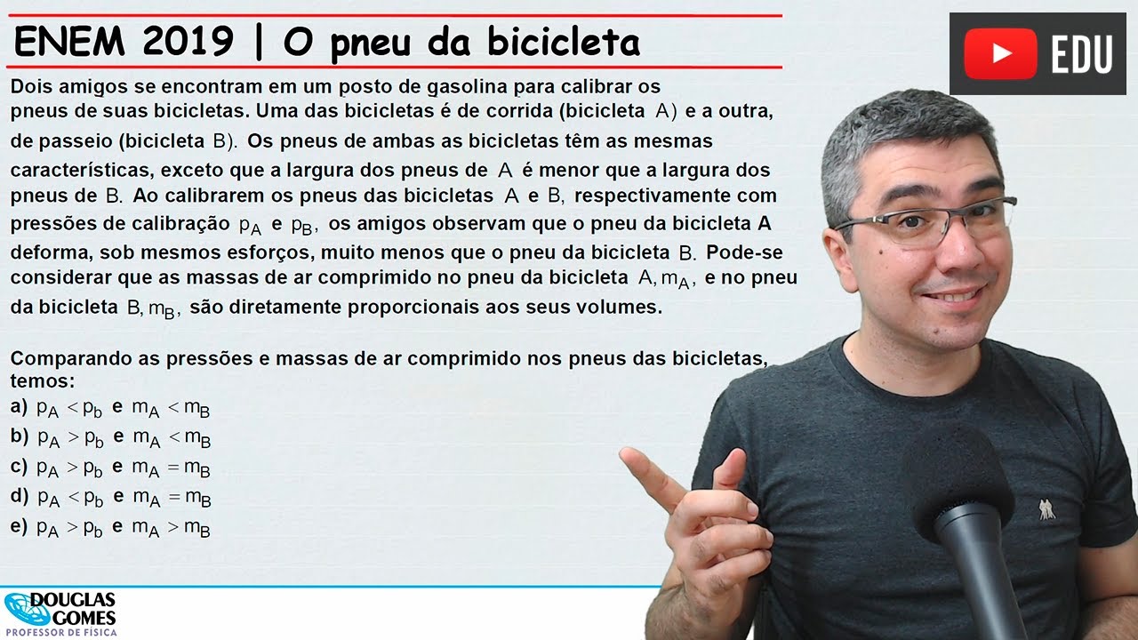 ENEM 2019 | Deu ruim! A questão do pneu da bicicleta