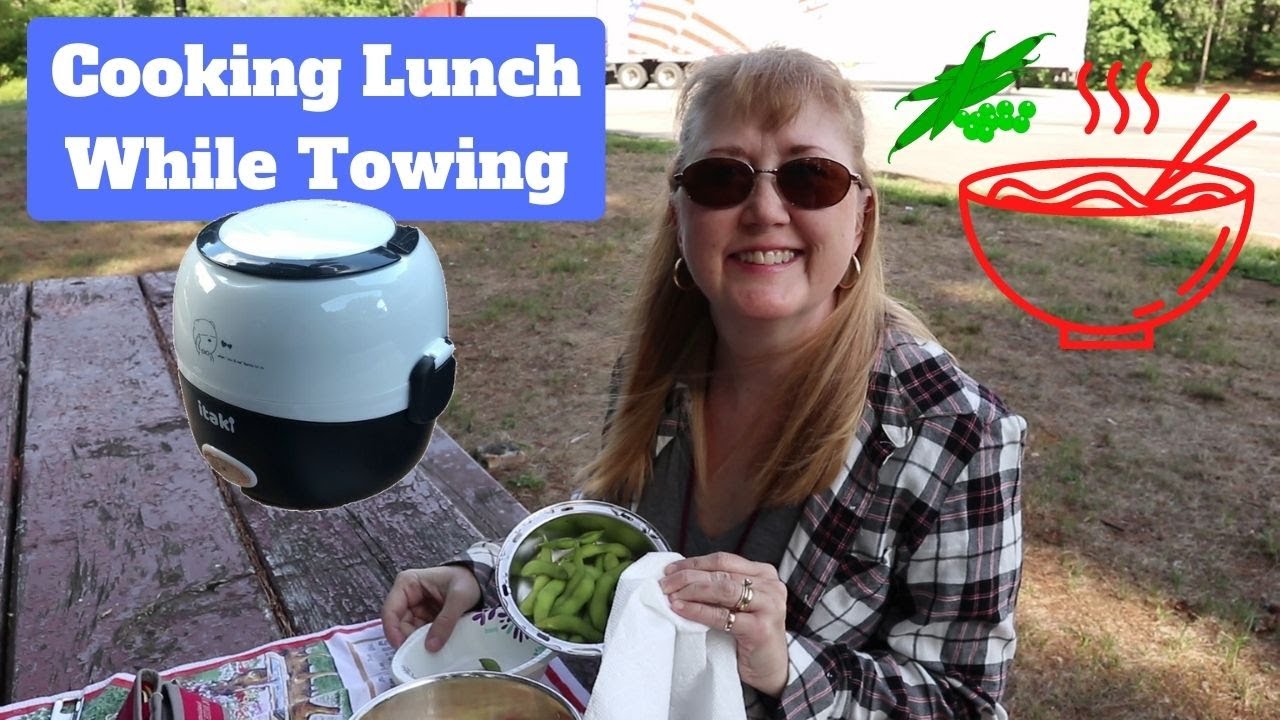Cooking Lunch while Towing with our Itaki Electric Lunchbox | Starting Fall Trip | Airstream Travel