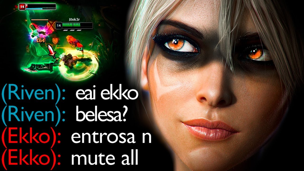 *TILTEI* DE RIVEN JUNGLE KKKKKK O TIME NÃO JOGA COM O CORAÇÃO!