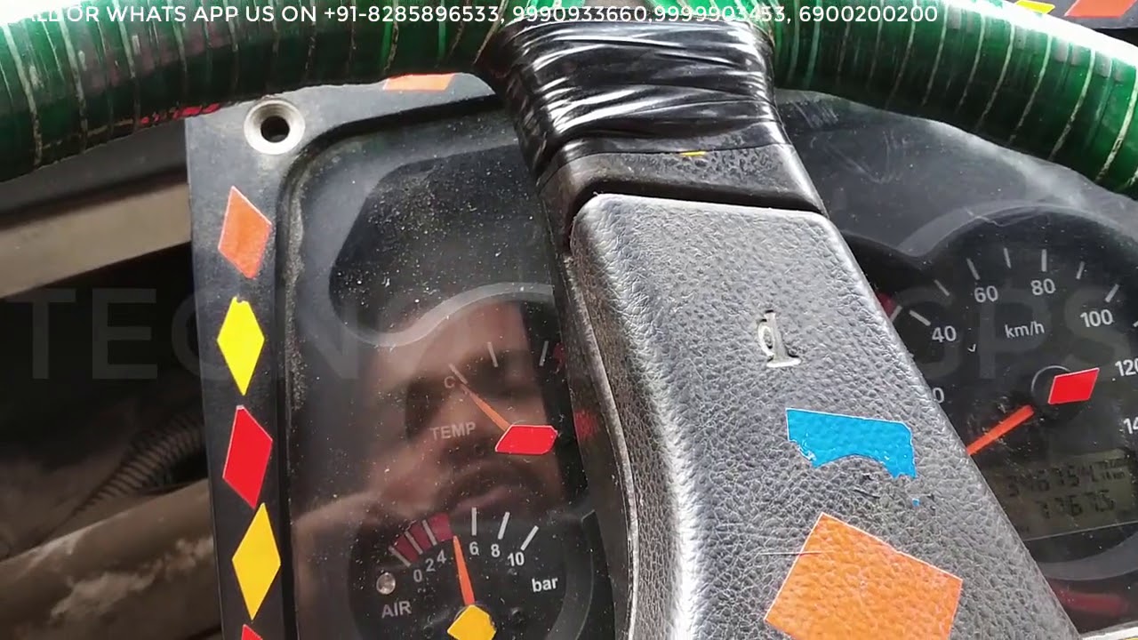 TATA Truck GPS Tracker Installation with Engine Cut off from Mobile Phone Application