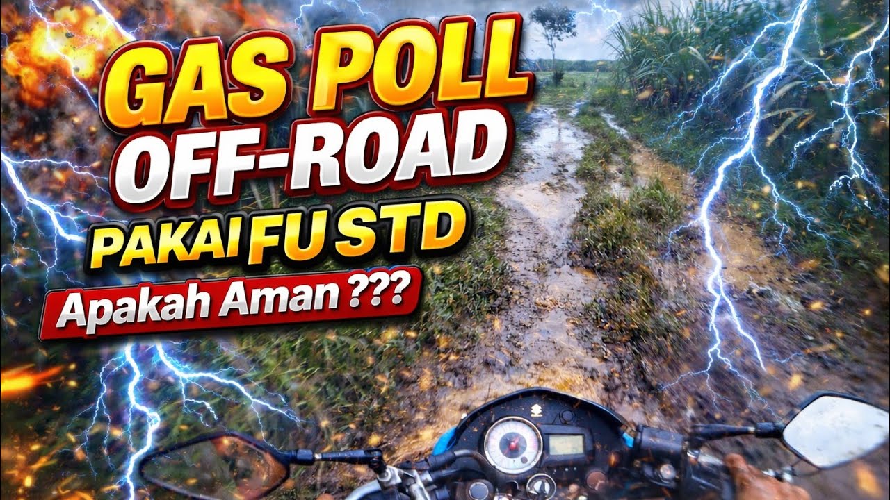 Off-road pakai Satria Fu || Motovlog Satria Fu 
