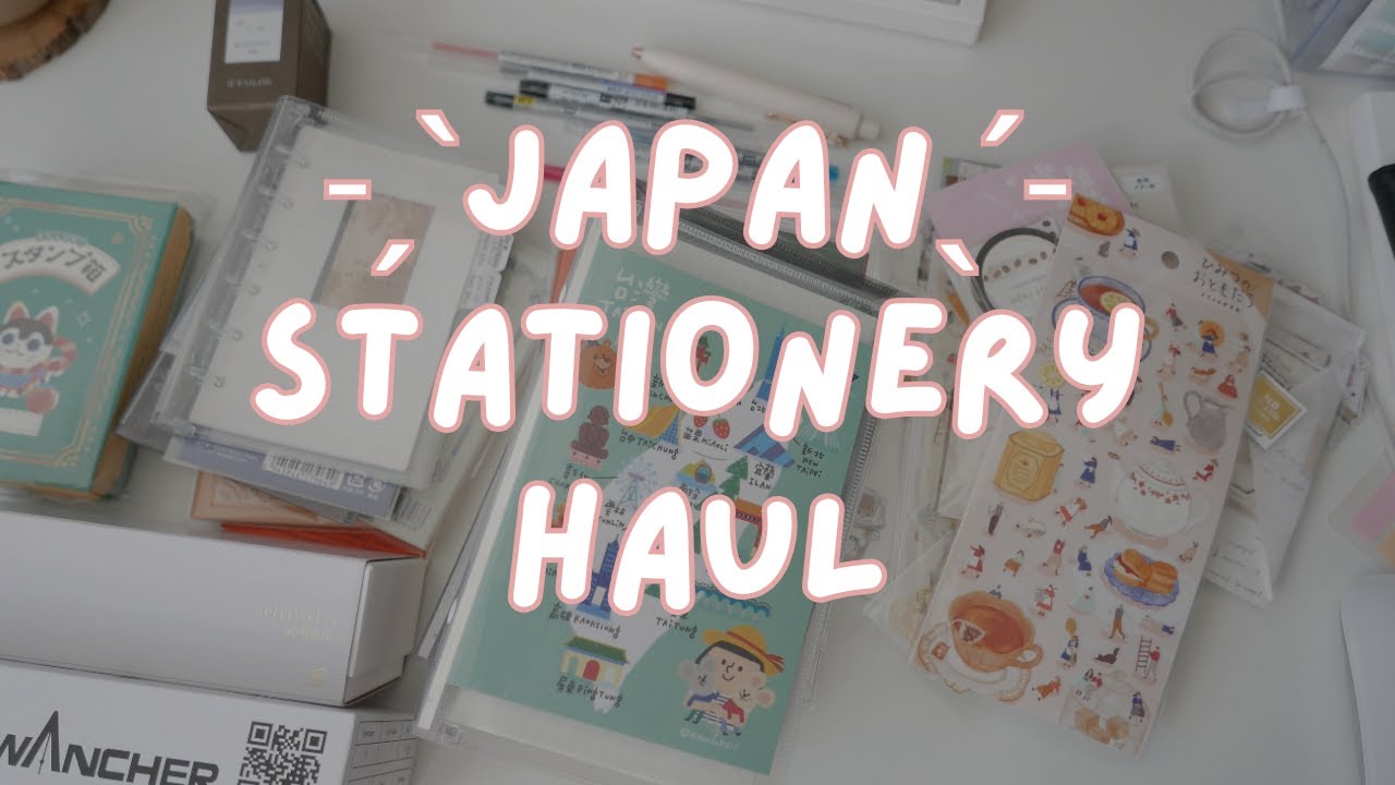 Japanese Stationery Haul