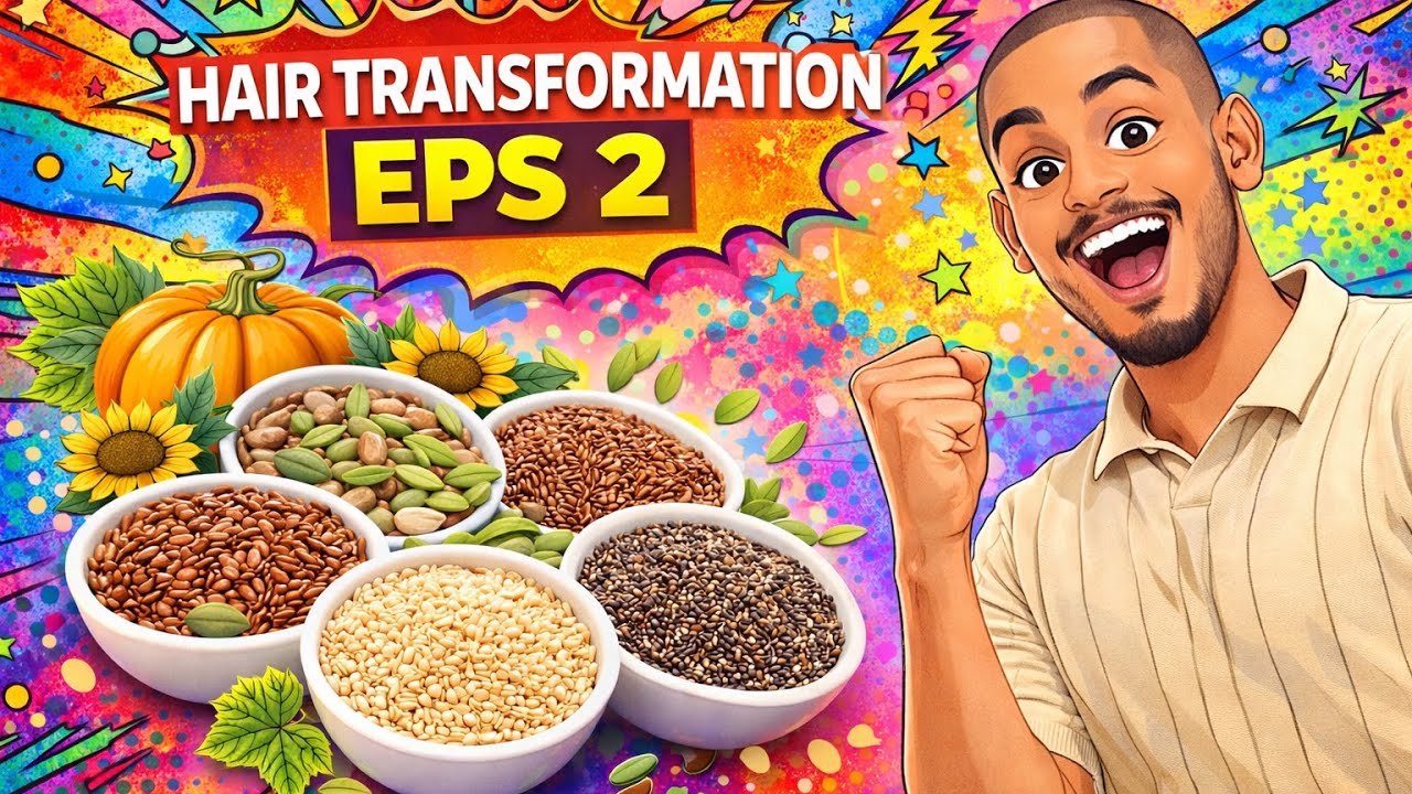 My Hair Transformation – EPS 2 | 5 Seeds Diet Plan for Fast Hair Growth”