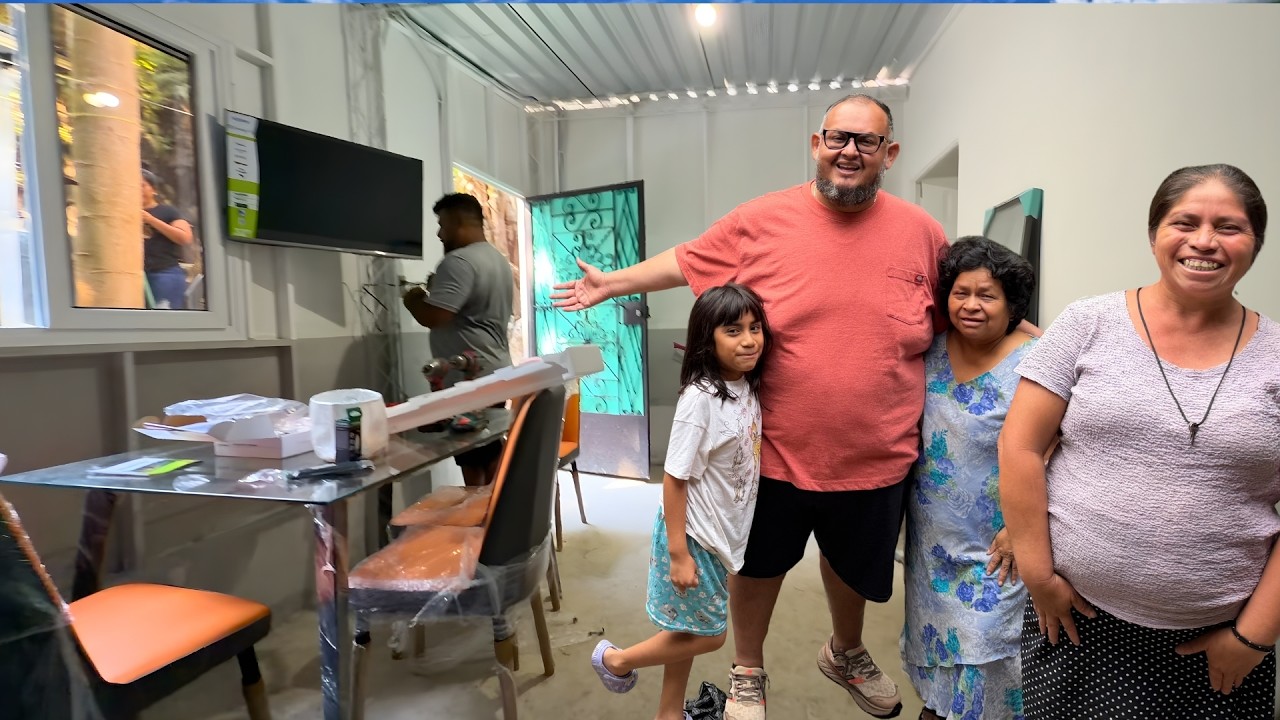 Así quedó la casa que regalamos en El Salvador 