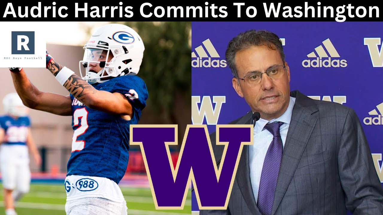 Audric Harris Commits To Washington | Washington Huskies Recruiting Update