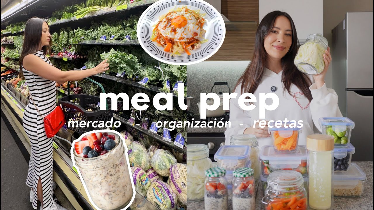 Así preparo mis comidas de la semana  🛒👩🏻‍🍳🥒🍓| Nancy Loaiza