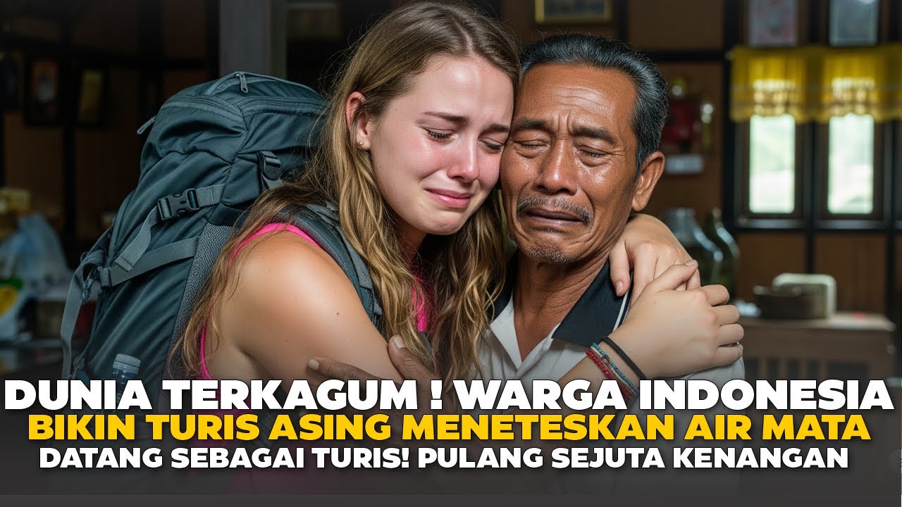 DUNIA KAGUM! Warga Indonesia Bikin Turis Asing Meneteskan Air Mata - PULANG CERITAKAN PADA DUNIA