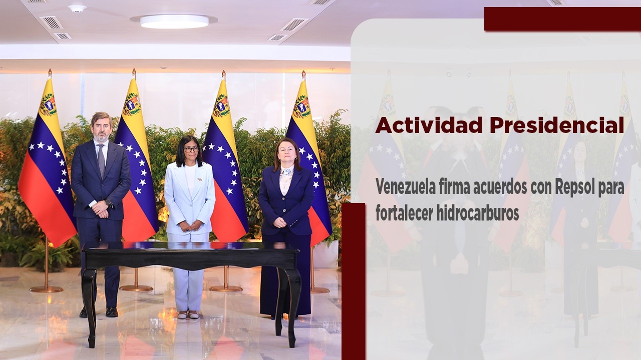 Presidenta (E) firma acuerdos estratégicos con Repsol para fortalecer sector hidrocarburos