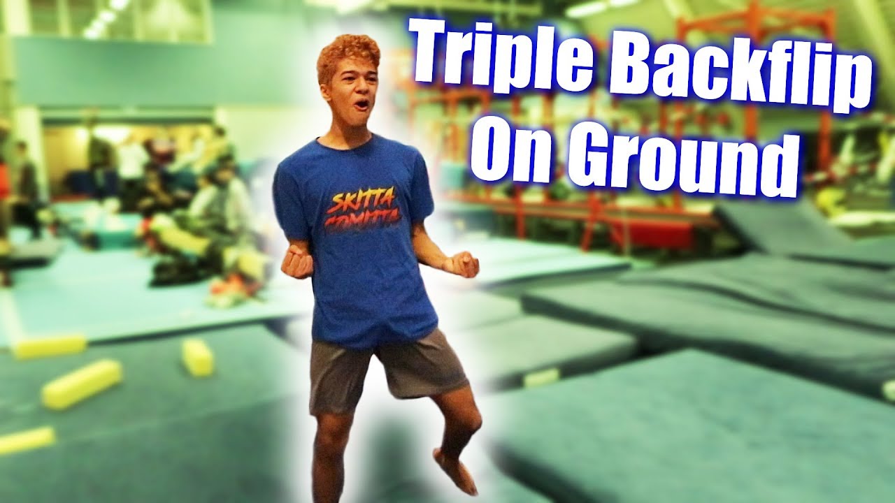 TRIPLE BACKFLIP LANDED ON FLOOR !! Hooked 2018