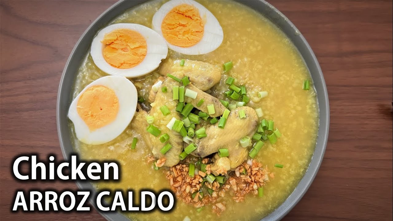 CHICKEN ARROZ CALDO RECIPE | How to cook easy and simple Arroz Caldo at home