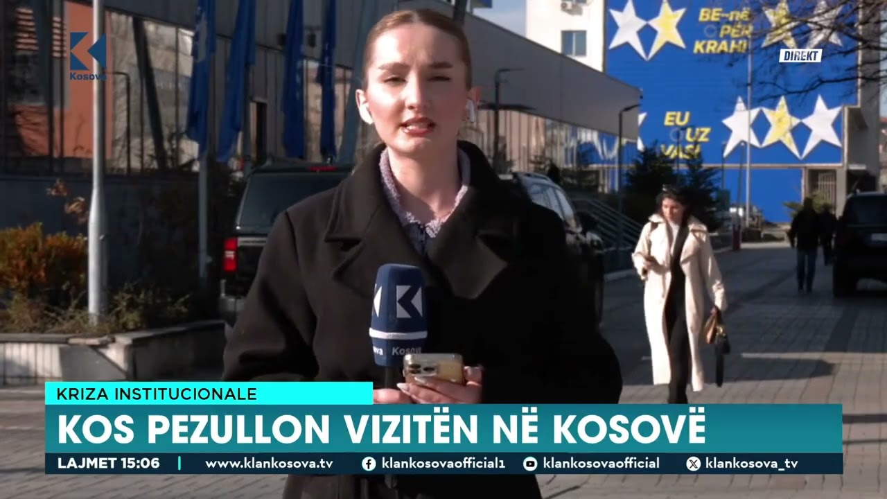 Kriza institucionale - Kos pezullon vizitën në Kosovë