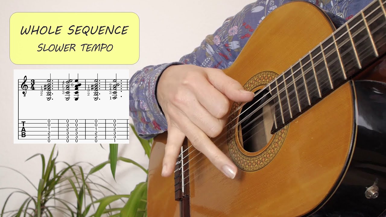 Malagueña - Rasgueado technique - Tutorial
