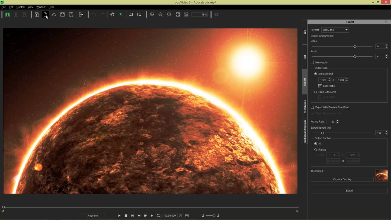 popVideo 3 Tutorial - Import and Export Options