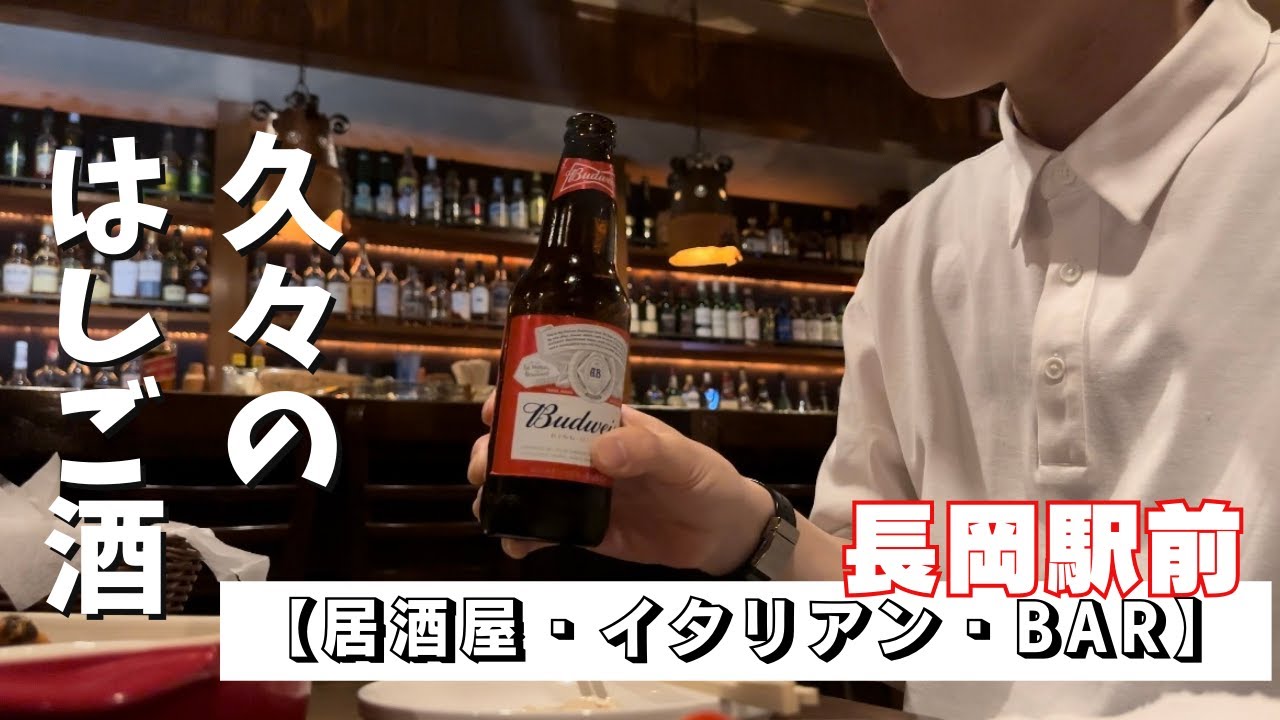 【呑み歩き・はしご酒】久しぶりの長岡の夜！３軒はしご酒で楽しむ３０代男性【新潟/長岡駅前】
