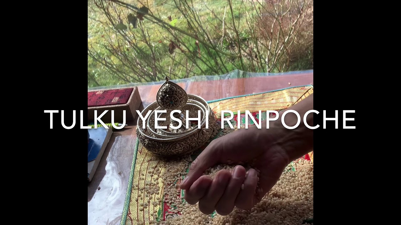 Tibetan Mandala Offering by Tulku Yeshi Rinpoche