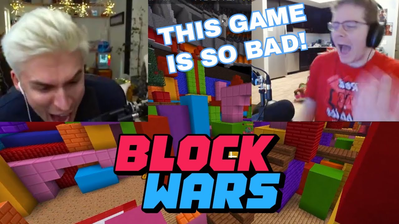 Файнберг и Людвиг постоянно выбывают из игры в хаосе Blockwars!