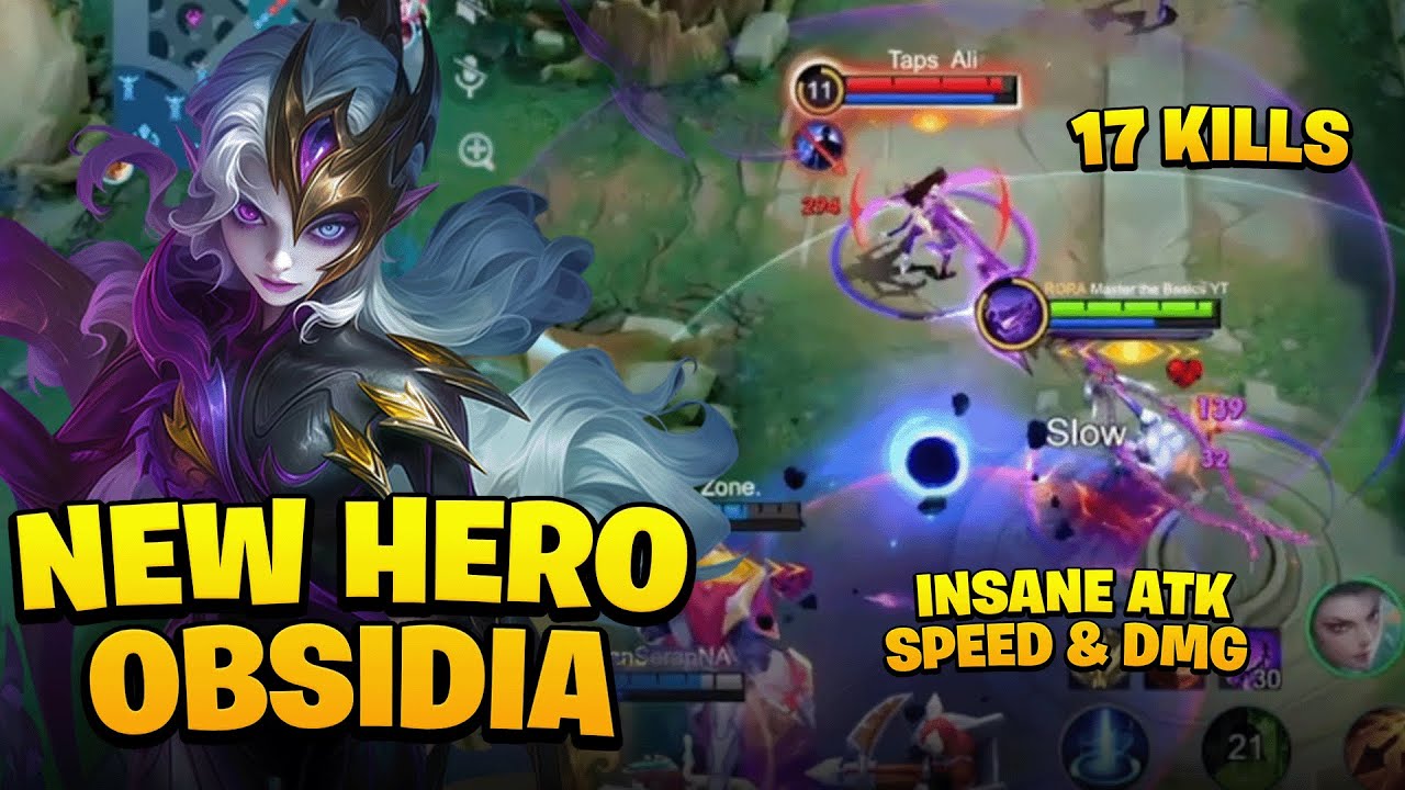 Is the New Hero Obsidia OP or Nah ? | Obsidia Gameplay | MLBB