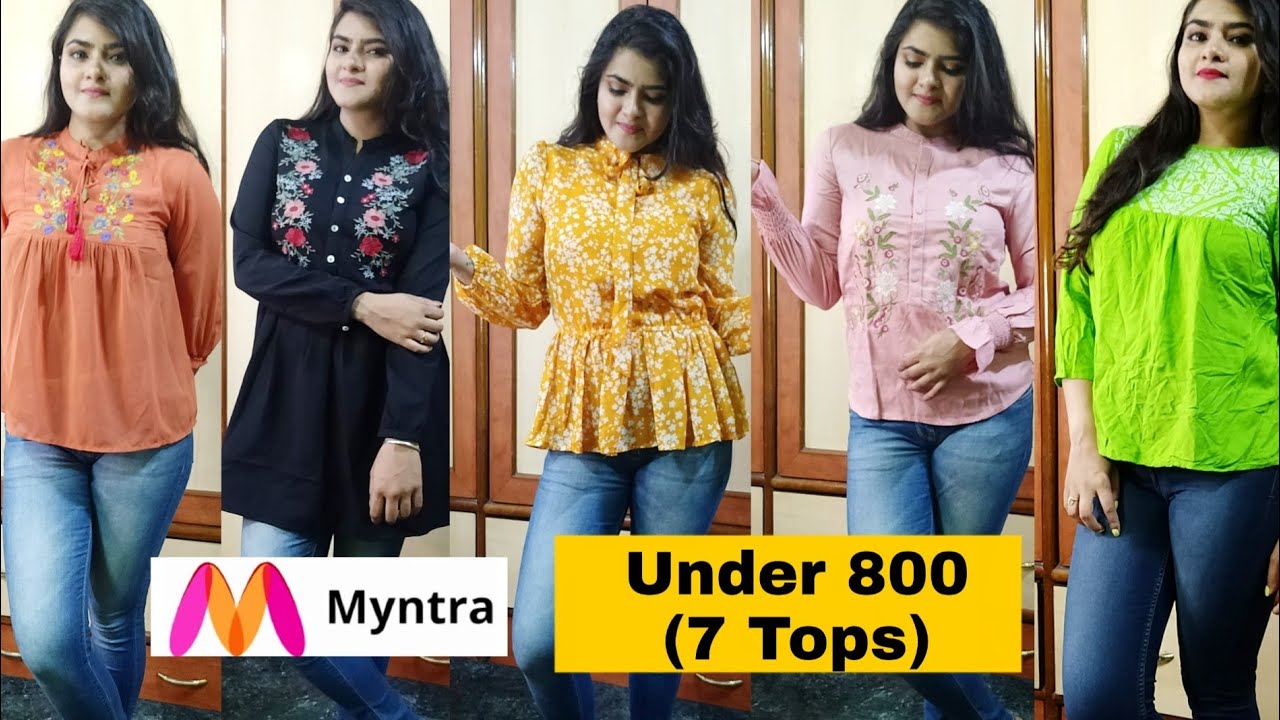 Myntra haul 2019 | Myntra TRY ON HAUL | Myntra TOPS Haul | Ria Das