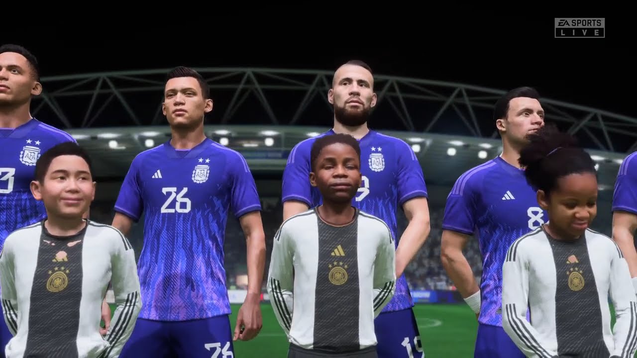 Argentina vs Germany | World Cup 2026 Qualifier Showdown | FIFA23 Ultra Hd Gameplay
