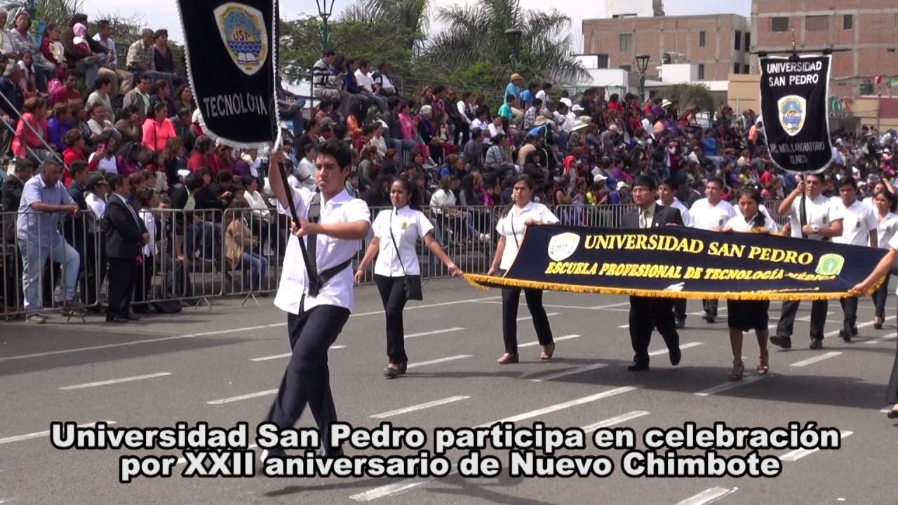 Universidad San Pedro participa en aniversario de Nuevo Chimbote