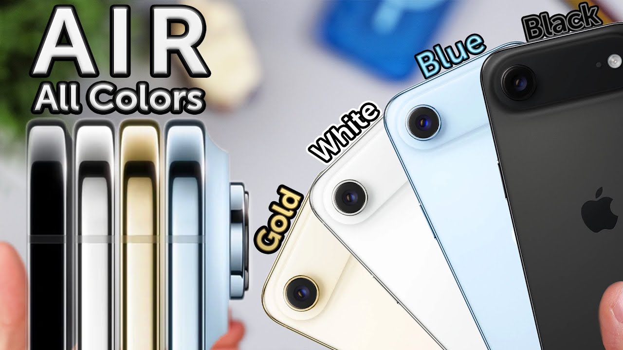 iPhone Air: подробное сравнение всех цветов! Какой лучше?