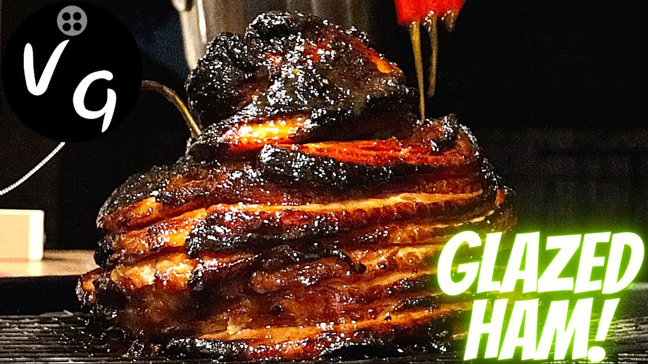 Double Smoked Glazed Ham on the Weber Kettle - How to Smoke a Ham on the Weber Kettle