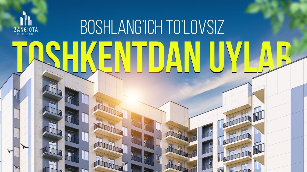 Zangiota City Residence — Toshkent yaqinida qulay hayot standarti.