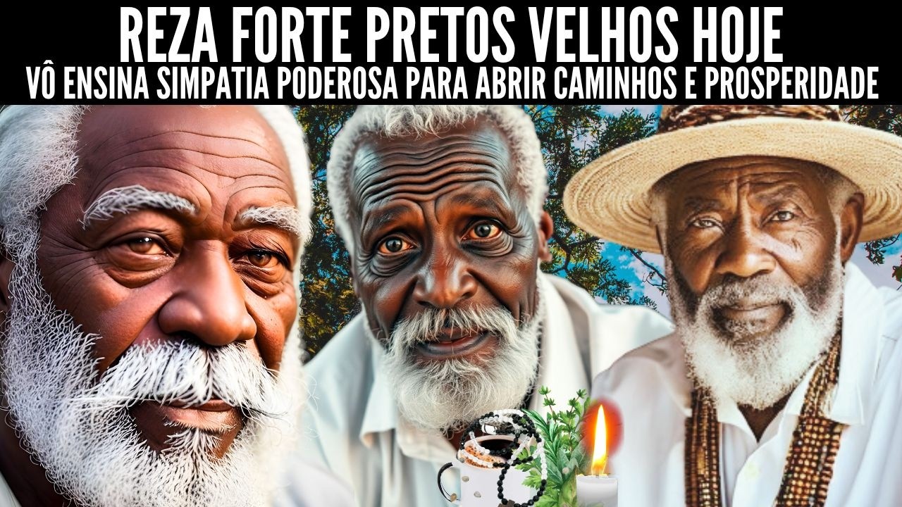 ORAÇÃO de PRETO VELHO PARA PROTEÇÃO ESPIRITUAL ABRIR CAMINHOS DINHEIRO COM SIMPATIA PODEROSA HOJE