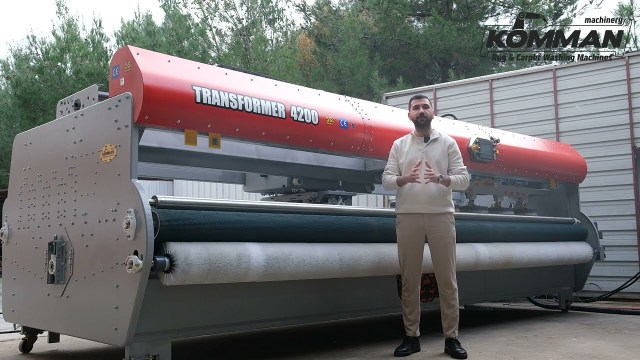 Halı Yıkama & Temizleme Makinası | Komman Transformer 4200