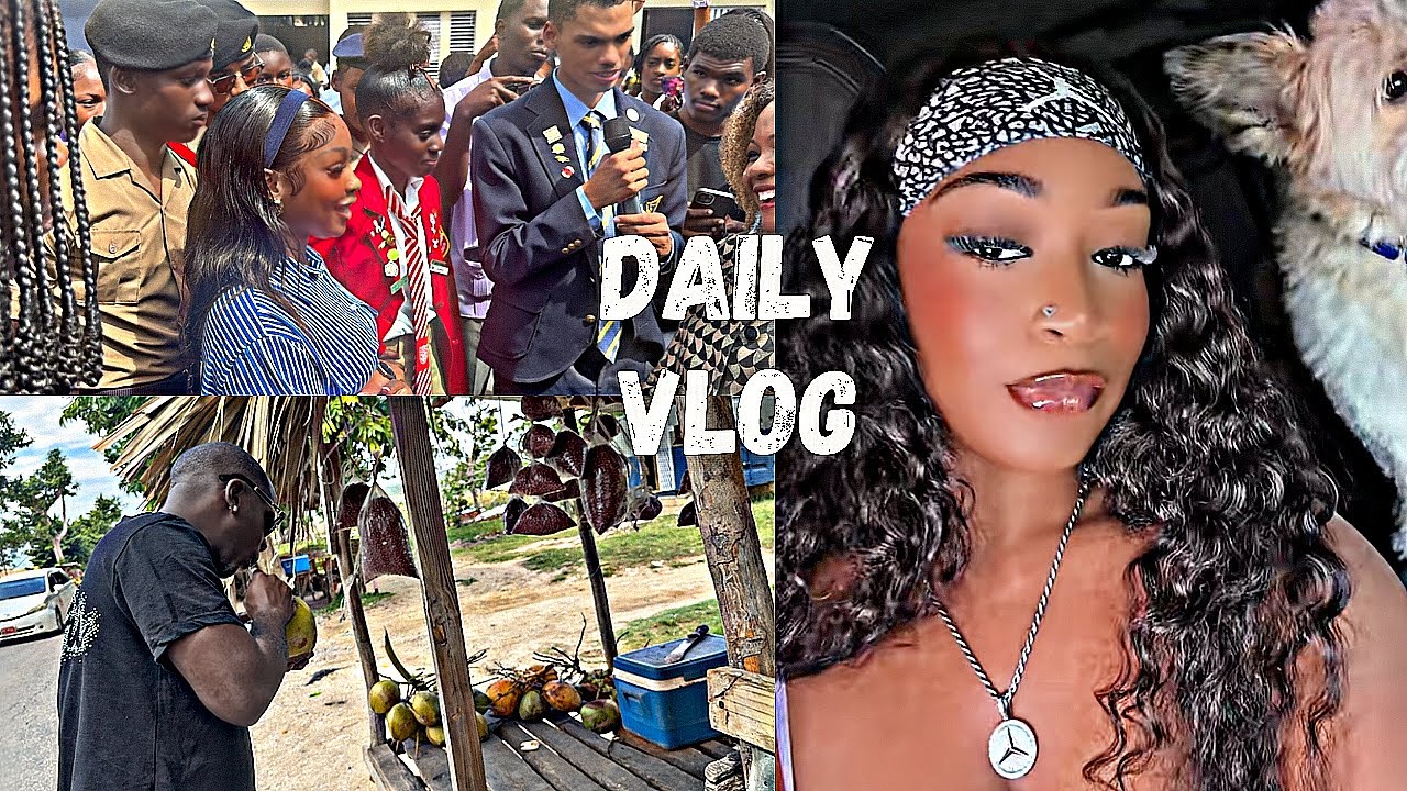 DAILY VLOG- College Degree at UTECH +Jamaican Patty +Car Issues +St. Hugh’s High School +Hosting 