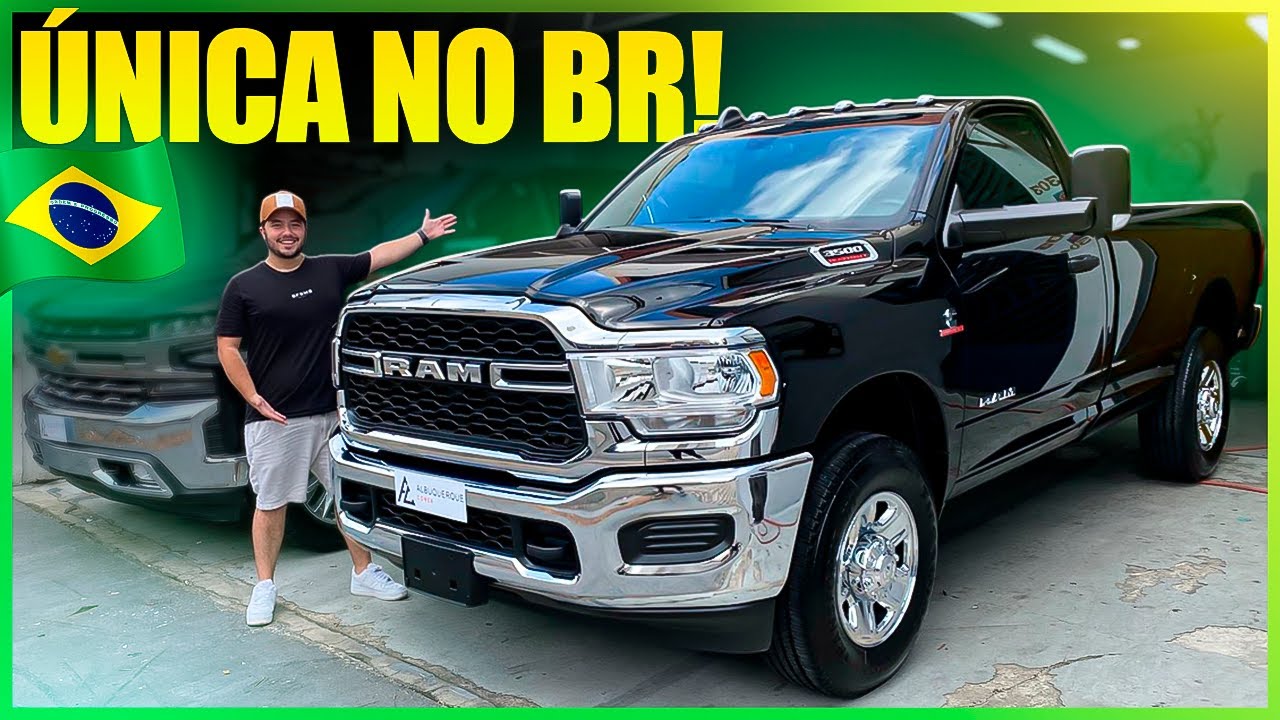CHEGOU A PRIMEIRA RAM 3500 CABINE SIMPLES DO BRASIL!!