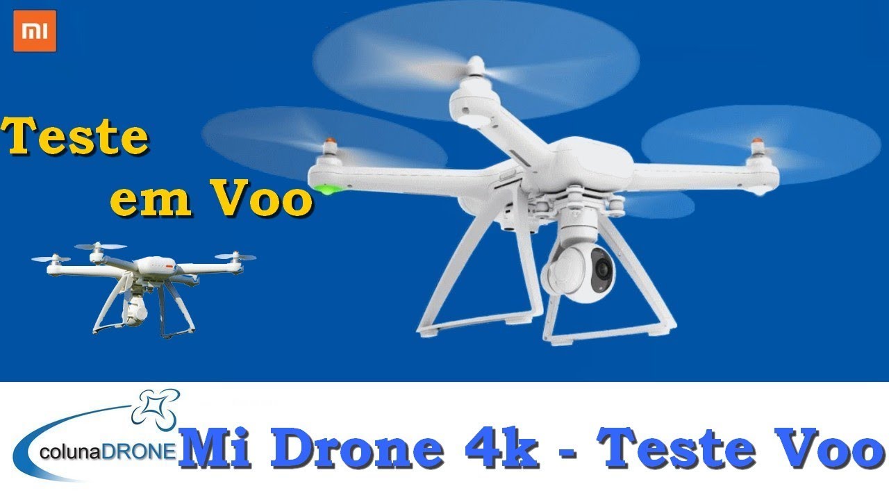 Xiaomi Mi Drone 4k - Teste em Voo | colunaDRONE