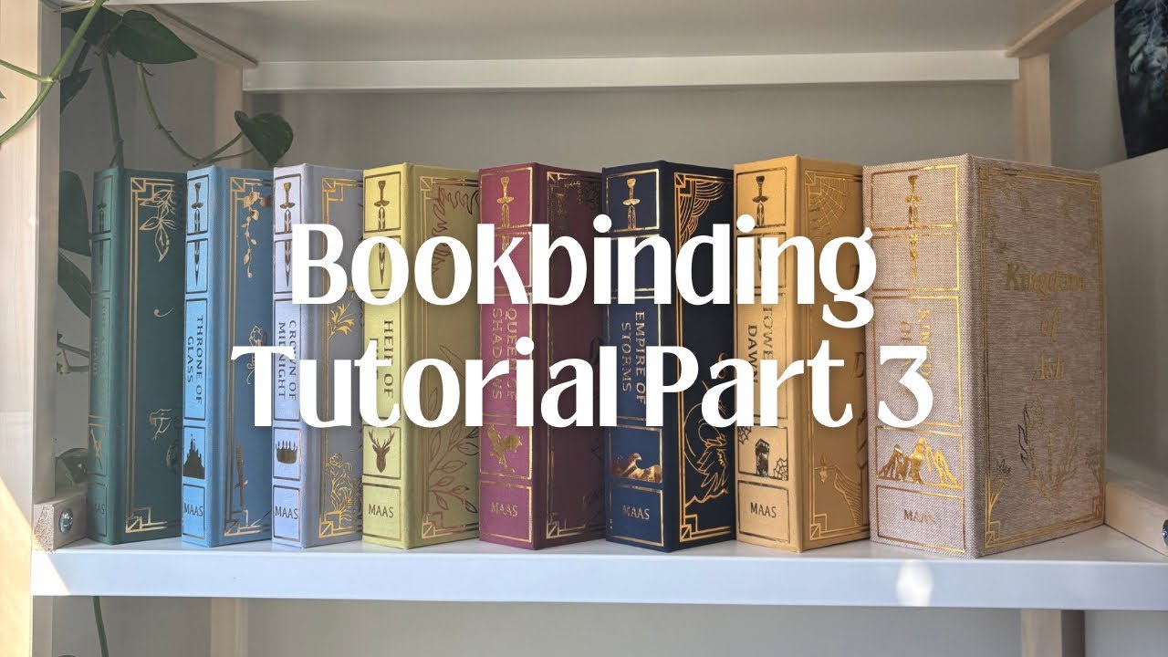 Bookbinding Tutorial Part 3: How to Decorate Your Hardcover (Heat Transfer Vinyl/Cricut Tutorial)