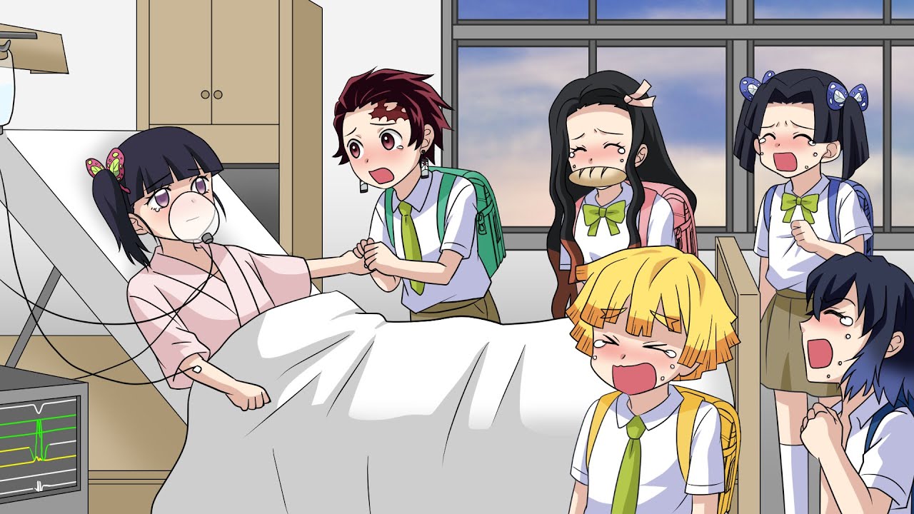 【キメツ小学校物語】カナヲちゃんの余命があと１ヶ月！？病気になり入院したカナヲを心配する炭治郎たち…。【鬼滅の刃/禰豆子/伊之助/善逸/アオイ/冨岡義勇/声真似】
