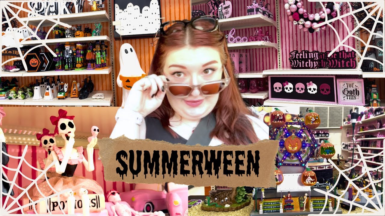 HALLOWEEN DECOR HUNTING 2025 | Celebrating Summerween and Midsummer | Vlog