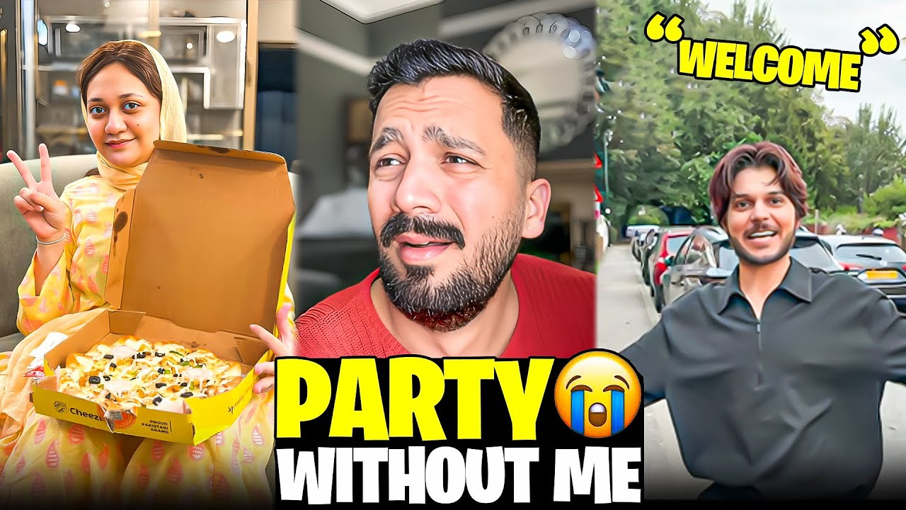Emaan & Kivan Having Pizza Party without me🥺Special Entry Arrived UK😱