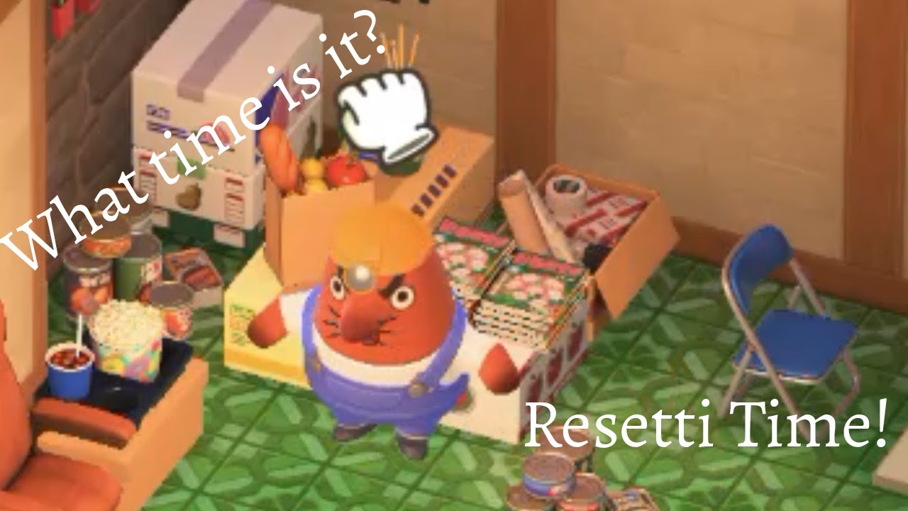 ACNH Let's make a home for Resetti!