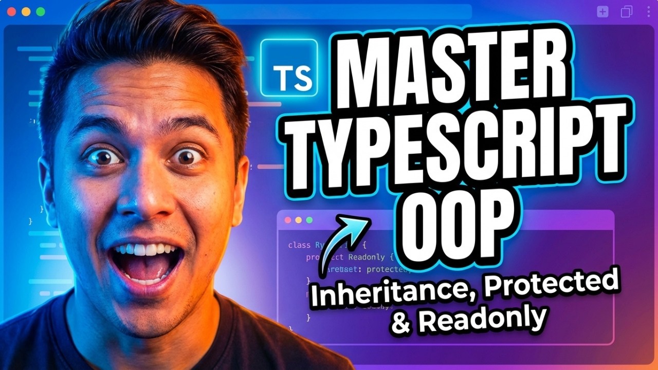 OOP Concepts in TypeScript  | Inheritance, Protected & Readonly