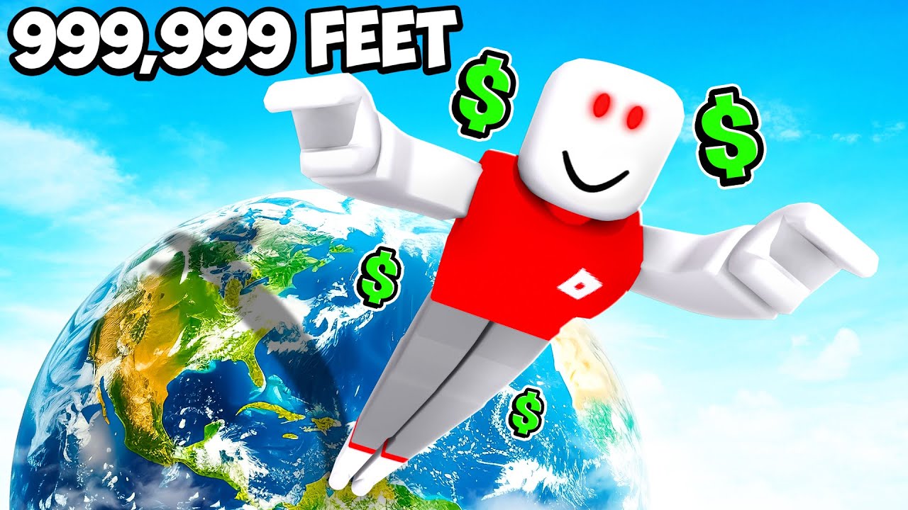 I Grew 8,162,674 Feet Tall In Roblox!