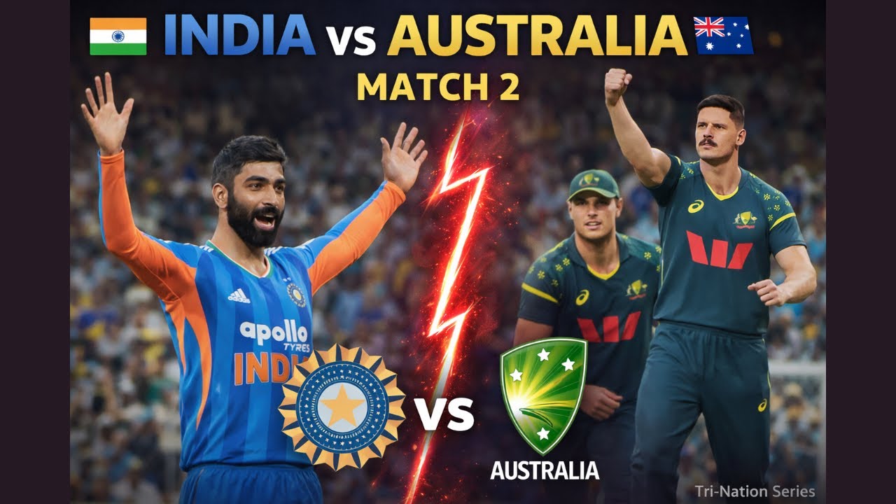 India vs Australia | Match 2 | Tri-Nation Series | #cricket26 #indiavsaustralia #highlights