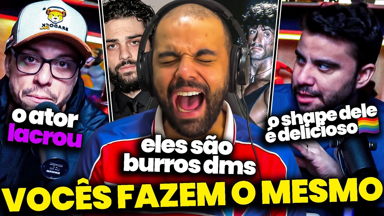 vinicin COLAPSA vendo NERDS bravos COM novo RAMBO LACROLA