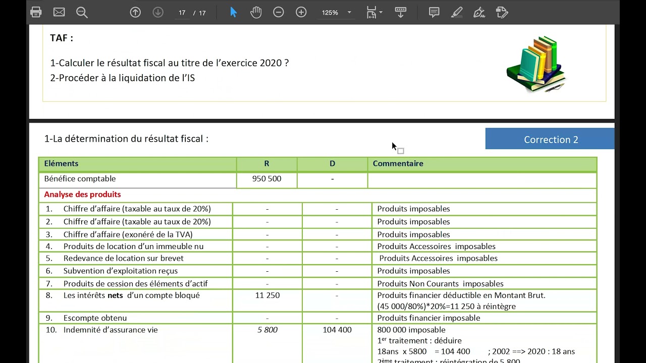 Exercice de L IS 2