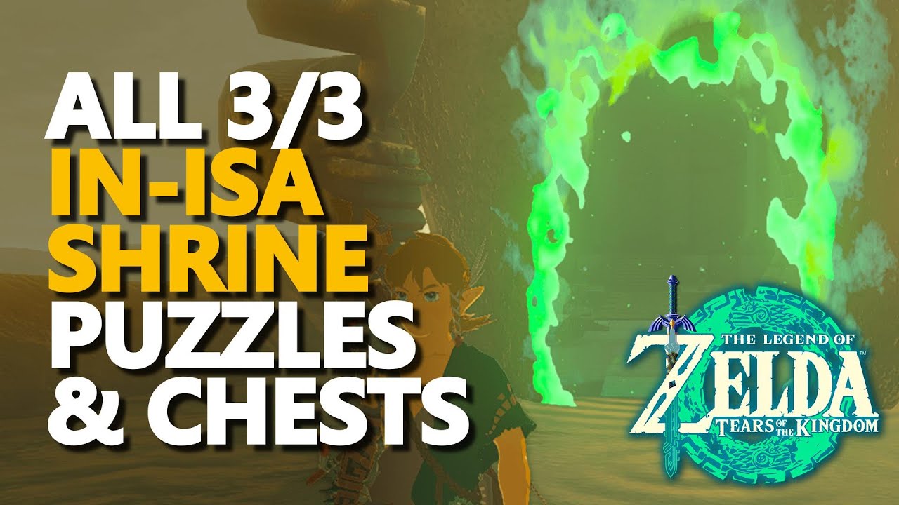 In-isa Shrine Zelda Puzzles & Chests