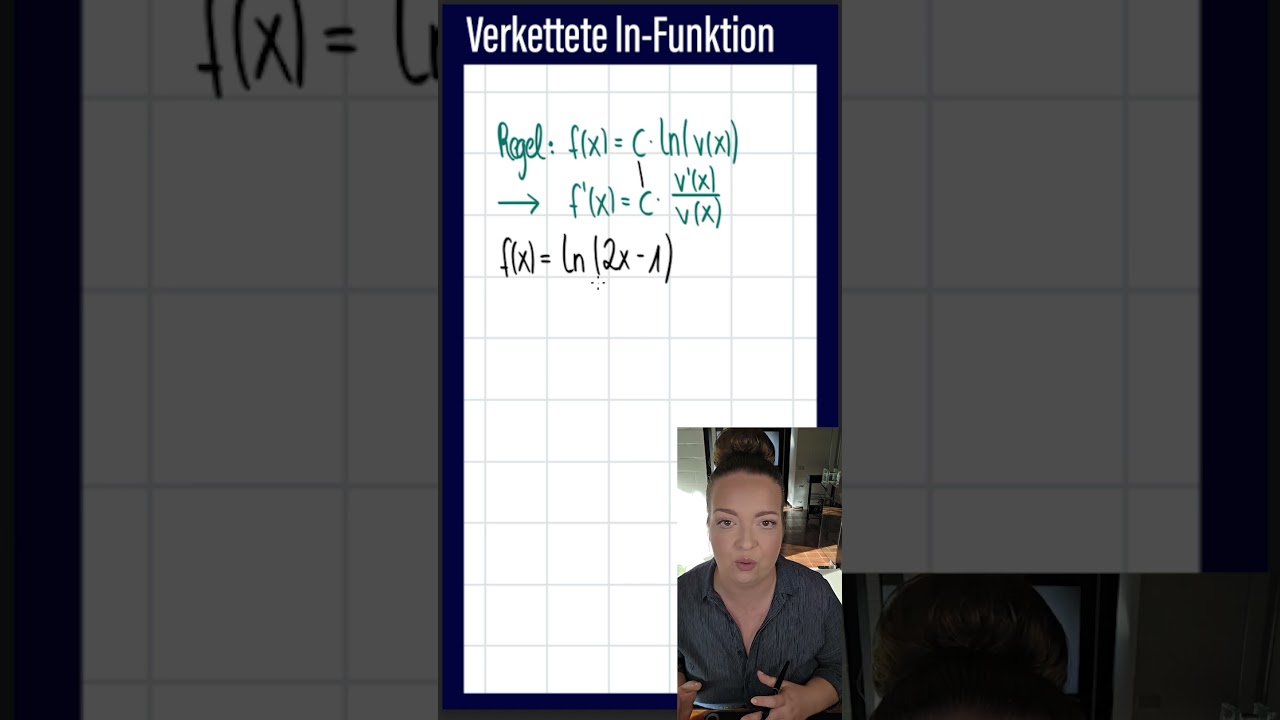 Verkettete ln-Funktion ableiten – so nutzt du die Regel richtig ✍️
