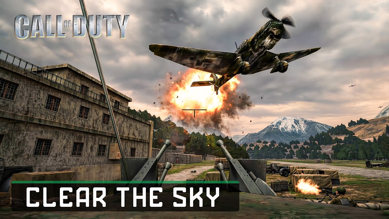 Call of Duty [Graphic Mod] ➤ Mission 12 - Airfield Escape [4K ● VETERAN]