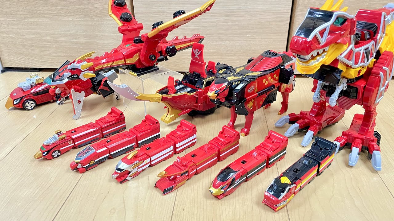 【Power Rangers Toys ToQger】🚂🚄🚃歴代戦隊の烈車⁉︎ トッキュウジャーのレジェンドレッシャーで遊んでみた