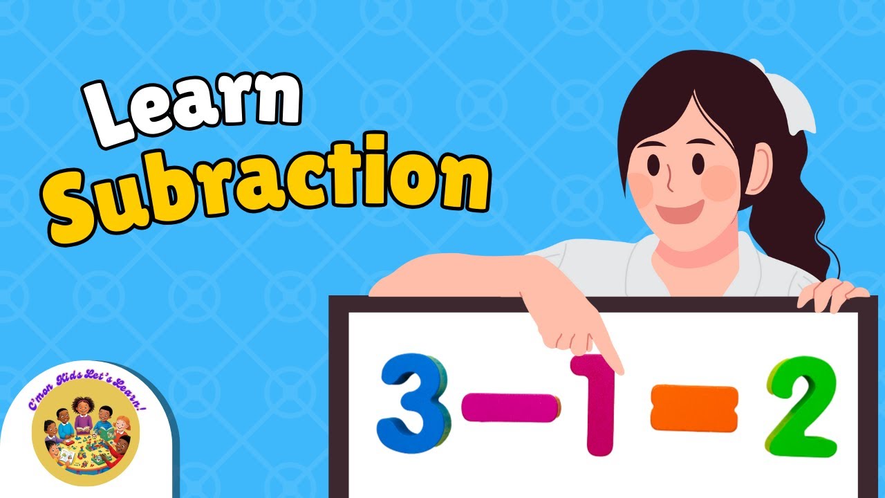 Kids Educational Videos | Kindergarten and Elementary ENGLISH Math | Subtraction for Kids!!!