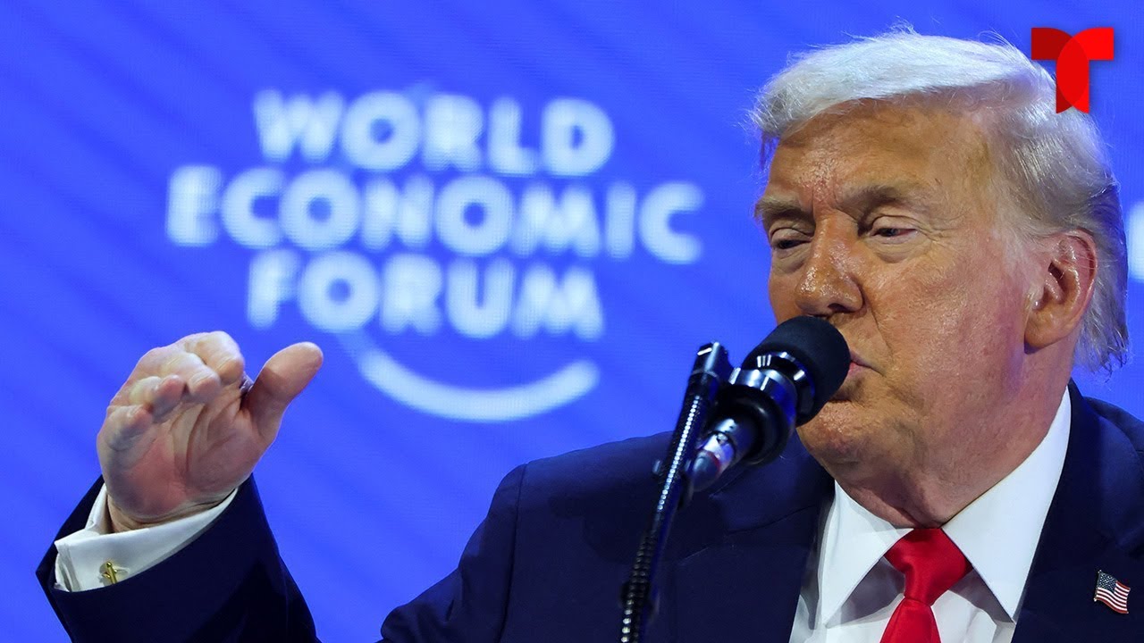 Donald Trump addresses the World Economic Forum | Telemundo English