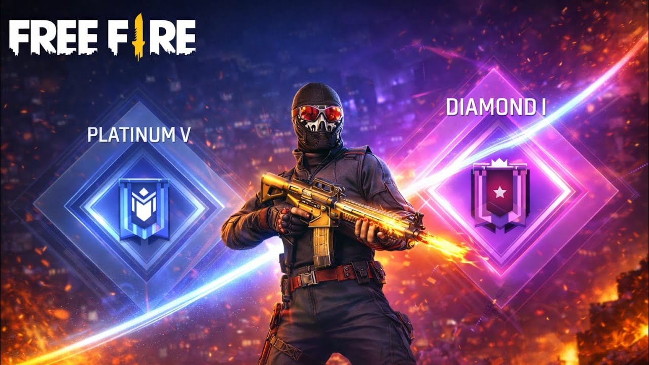 Can Lv. 22 Player Reach Diamond In Free Fire | Platinum  To Diamond 🤯 