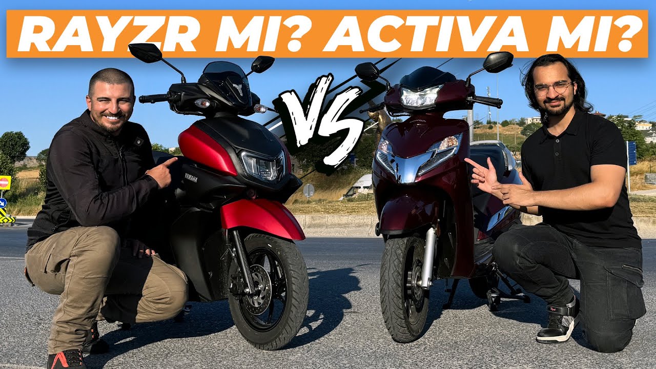 Yamaha RayZR 125 vs Honda Activa 125 Karşılaştırma | Hangisi Alınır?